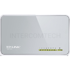 Коммутатор TP-Link SOHO   TL-SF1008D Коммутатор 8-port 10/100M mini Desktop Switch, 8 10/100M RJ45 ports, Plastic case