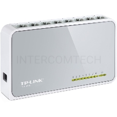 Коммутатор TP-Link SOHO   TL-SF1008D Коммутатор 8-port 10/100M mini Desktop Switch, 8 10/100M RJ45 ports, Plastic case