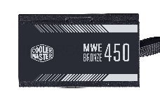 Блок питания Cooler Master MWE Bronze, 450W, ATX, 120mm, 6xSATA, 2xPCI-E(6+2), APFC, 80+ Bronze CLM-MPE-4501-ACAAB-EU