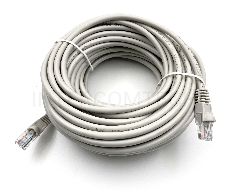 Патч-корд Buro UTP cat5E 20м серый RJ-45 (m)-RJ-45 (m)