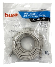 Патч-корд Buro UTP cat5E 20м серый RJ-45 (m)-RJ-45 (m)