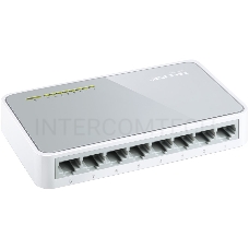 Коммутатор TP-Link SOHO   TL-SF1008D Коммутатор 8-port 10/100M mini Desktop Switch, 8 10/100M RJ45 ports, Plastic case