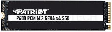 Накопитель SSD Patriot P400 1TB, M.2 2280, P400P1TBM28H, PCIe 4x4, NVMe, 7000/4800, heatshield, RET