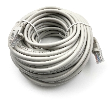 Патч-корд Buro UTP cat5E 15м серый RJ-45 (m)-RJ-45 (m)