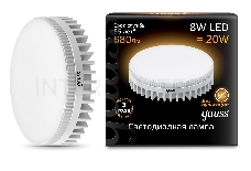 Лампа светодиодная GAUSS LD108008108  LED GX53 8W 2700K