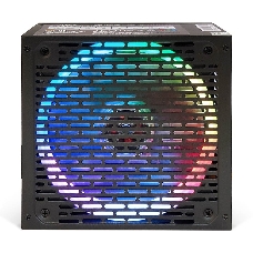 Блок питания HIPER HPB-600RGB (ATX 2.31, 600W, ActivePFC, RGB 140mm fan, Black) BOX