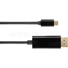 Кабель-адаптер Aopen USB 3.1 Type-Cm --> DP(m) 4K@60Hz, 1,8m IOpen <ACU422C-1.8M>