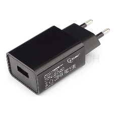 Адаптер питания Cablexpert MP3A-PC-21 100/220V - 5V USB 1 порт, 1A, черный