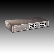 Коммутатор TP-Link SMB TL-SG1016D неуправляемый настольный/19U 16x10/100/1000BASE-T