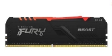 Оперативная память Kingston DRAM 32GB 3200MHz DDR4 CL16 DIMM (Kit of 2) FURY Beast RGB EAN: 740617319149