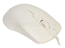 Мышь CBR CM 105 White, оптика, 1200dpi, офисн., провод 1,8м, USB
