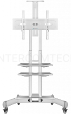 Стойка для телевизора с кронштейном ONKRON TS1552 40-70, мобильная, белая