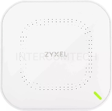 Гибридная точка доступа Zyxel NebulaFlex NWA90AX, WiFi 6, 802.11a/b/g/n/ac/ax (2,4 и 5 ГГц), MU-MIMO, антенны 2x2, до 575+1200 Мбит/с, 1xLAN GE, PoE, защита от 4G/5G, БП в комплекте