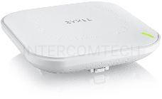 Гибридная точка доступа Zyxel NebulaFlex NWA90AX, WiFi 6, 802.11a/b/g/n/ac/ax (2,4 и 5 ГГц), MU-MIMO, антенны 2x2, до 575+1200 Мбит/с, 1xLAN GE, PoE, защита от 4G/5G, БП в комплекте