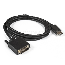 Кабель-переходник Exegate EX284908RUS  DisplayPort -DVI ExeGate EX-CC-DPM-DVIM-1.8 (20M/25M, 1,8м, экран)