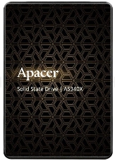 Накопитель SSD Apacer 480GB AS340X 2.5 Client AP480GAS340XC-1 SATA 6Gb/s, 550/520, IOPS 87/80K, MTBF 1.5M, 3D TLC, 280TBW, 0,53DWPD, RTL