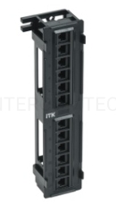 Настенная патч-панель кат.6 UTP, 12 портов (IDC Dual) ITK