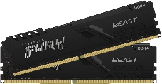 Память оперативная Kingston 64GB 3200MHz DDR4 CL16 DIMM (Kit of 2) FURY Beast Black