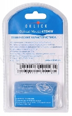 Мышь Oklick 475MW черный/серый оптическая (1200dpi) беспроводная USB (2but)