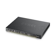 Коммутатор ZYXEL XGS1930-52HP Hybrid Smart L2+ switch PoE+ Zyxel Nebula Flex, 48xGE PoE+, 4xSFP+, budget PoE 375W, Standalone / cloud management