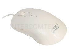 Мышь CBR CM 105 White, оптика, 1200dpi, офисн., провод 1,8м, USB