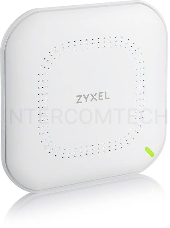 Гибридная точка доступа Zyxel NebulaFlex NWA90AX, WiFi 6, 802.11a/b/g/n/ac/ax (2,4 и 5 ГГц), MU-MIMO, антенны 2x2, до 575+1200 Мбит/с, 1xLAN GE, PoE, защита от 4G/5G, БП в комплекте