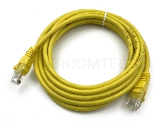 Патч-корд Buro UTP cat5E 3м желтый RJ-45 (m)-RJ-45 (m)