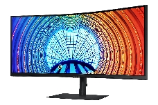 Монитор 34 Samsung S34A650UBI VA curved (R=1000 mm) r, 3440x1440, 5ms, 100Гц, 350 cd/m2, MEGA DCR( static 4000:1), 178°/178°, HDMI (2.0), Display port (1.2), USB3.0 x3; USB-C (90 Вт), HDR10, HAS, PiP/PBP, Game mode, Ethernet (LAN), VESA 100x100 mm, black