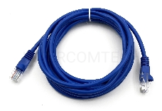 Патч-корд Buro UTP cat5E 3м синий RJ-45 (m)-RJ-45 (m)