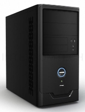 Корпус Accord ACC-B022 черный без БП mATX 1x80mm 1x92mm 2x120mm 4xUSB2.0 audio