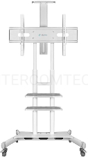 Стойка для телевизора с кронштейном ONKRON TS1881 50-86, мобильная, белая