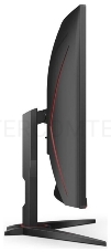 Монитор AOC 31.5'' 16:9 2560х1440(WQHD) VA, Curved, nonGLARE, 300cd/m2, H178°/V178°, 3000:1, 80M:1, 16.7M, 1ms, VGA, 2xHDMI, DP, Height adj, Pivot, Tilt, Swivel, 3Y, Black