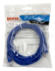 Патч-корд Buro UTP cat5E 3м синий RJ-45 (m)-RJ-45 (m)