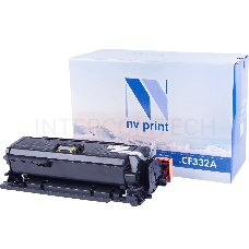 Картридж NVPrint совместимый HP CF332A Yellow для LaserJet Color M651dn/M651n/M651xh (15000k)