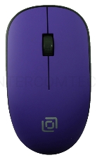 Мышь Oklick 515MW черный/пурпурный оптическая (1200dpi) беспроводная USB (3but)