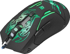 Мышь Defender Bionic GM-250L [52250] {Проводная игровая мышь, оптика,6кнопок,800-3200dpi}
