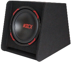 Сабвуфер автомобильный Kicx GT305BPA 350Вт активный (30см/12)