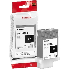 Картридж струйный Canon PFI-107BK 6705B001 черный для Canon iP F680/685/780/785 (130мл)