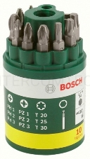 Набор бит BOSCH 2607019452  9 БИТ + УНИВЕР.ДЕРЖАТЕЛЬ PROMOLINE