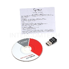 Сетевой двухдиапазонный Wi-Fi мини USB-адаптер Gembird 600 Мбит, USB, 802.11b/g/n/ac/а