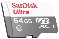 Флеш карта Sandisk Ultra Android microSDXC 64GB 80MB/s Class 10