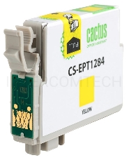 Картридж струйный Cactus CS-EPT1284 желтый для Epson Stylus S22/SX125/SX420/SX425 (7ml)