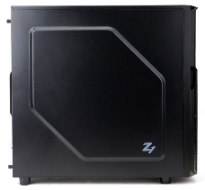 Корпус Zalman ZM-Z1 черный w/o PSU ATX 2xUSB2.0 1xUSB3.0 audio bott PSU