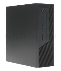 Корпус с блоком питания 250Вт. Сase Foxline mITX 250W TFX, 2xUSB3.0, Black/Black Trim, powercord