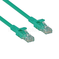 Патч-корд LSZH ExeGate EX286373RUS UTP-RJ45-RJ45-5e-0,3M-LSZH-GN, UTP, cat.5e, 0.3м, зеленый