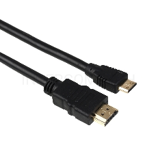 Кабель HDMI to miniHDMI (19M -19M) 1.8м Exegate, ver1.4, позолоченные контакты