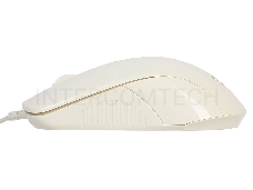 Мышь CBR CM 105 White, оптика, 1200dpi, офисн., провод 1,8м, USB