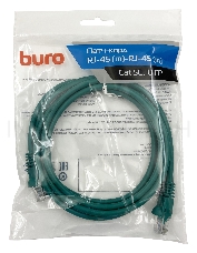 Патч-корд Buro UTP cat5E 2м зеленый RJ-45 (m)-RJ-45 (m)