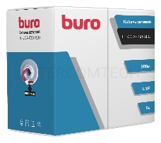 Кабель сетевой Buro BU-CCA-050-RED UTP 4 пары cat5E solid 0.50мм CCA 305м красный