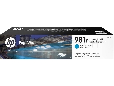 Картридж HP 981Y голубой Original PageWide Crtg